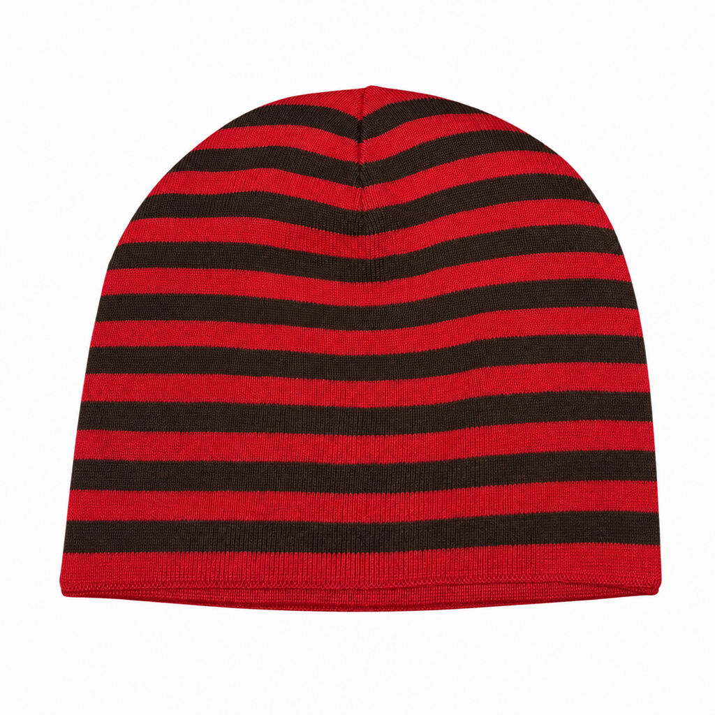 REVERSIBLE BEANIE - RED