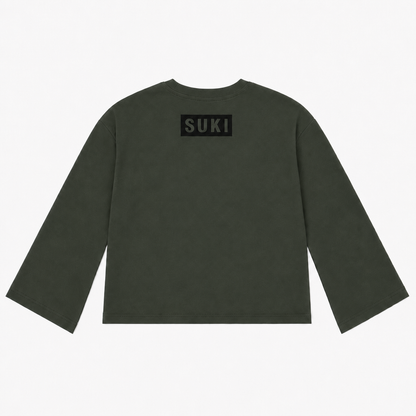 BELL LONGSLEEVE - FOREST GREEN