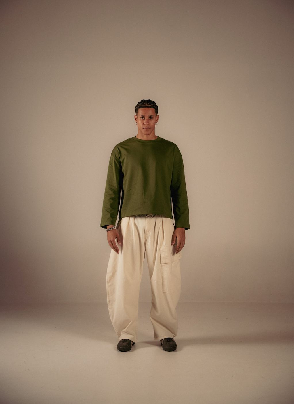 BELL LONGSLEEVE - FOREST GREEN
