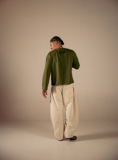 BELL LONGSLEEVE - FOREST GREEN